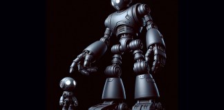 large robot vs small robot